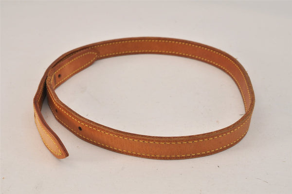 Authentic Louis Vuitton Leather Shoulder Strap For Bucket PM 27.6" Beige 3383K