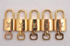 Authentic Louis Vuitton Padlock & Keys 10Set LV 3384J