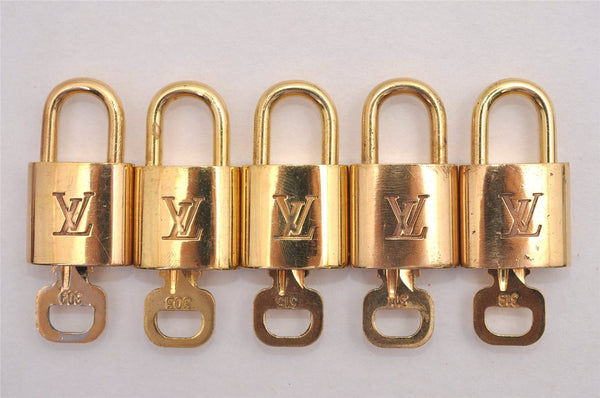 Authentic Louis Vuitton Padlock & Keys 10Set LV 3384J