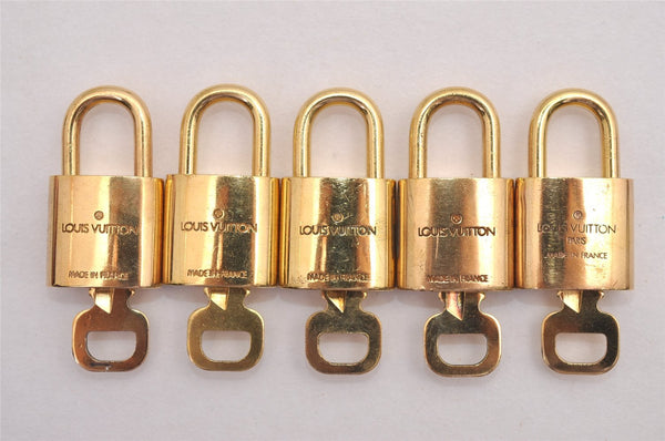 Authentic Louis Vuitton Padlock & Keys 10Set LV 3384J