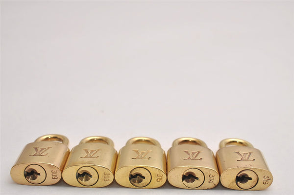 Authentic Louis Vuitton Padlock & Keys 10Set LV 3384J