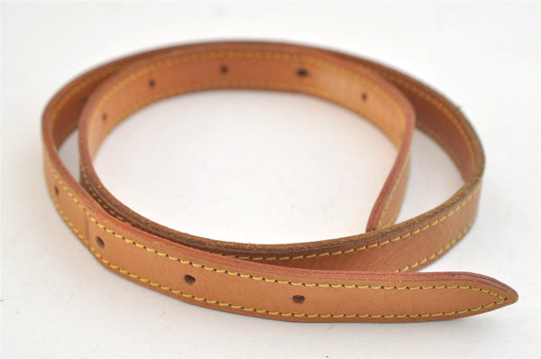 Authentic Louis Vuitton Leather Shoulder Strap For Bucket GM 31.9" Beige 3384K