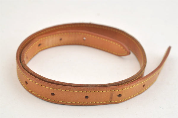 Authentic Louis Vuitton Leather Shoulder Strap For Bucket GM 31.9" Beige 3384K