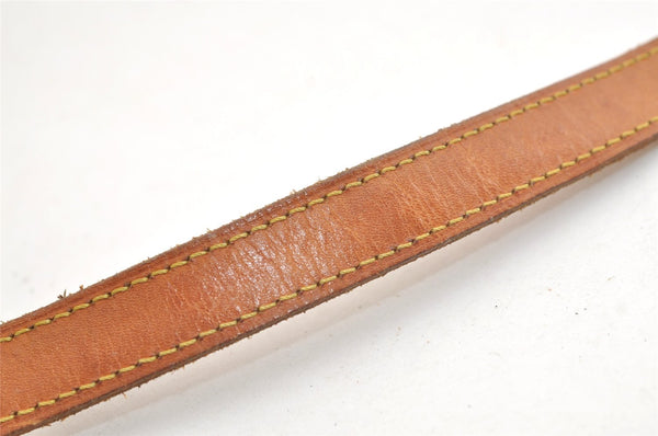 Authentic Louis Vuitton Leather Shoulder Strap For Bucket GM 31.9" Beige 3384K