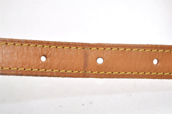Authentic Louis Vuitton Leather Shoulder Strap For Bucket GM 31.9" Beige 3384K