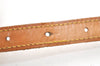 Authentic Louis Vuitton Leather Shoulder Strap For Bucket GM 31.9" Beige 3384K