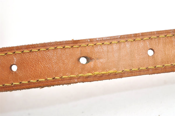 Authentic Louis Vuitton Leather Shoulder Strap For Bucket GM 31.9" Beige 3384K