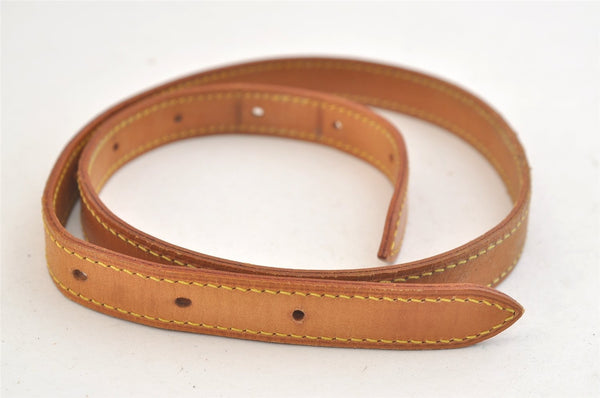 Authentic Louis Vuitton Leather Shoulder Strap For Bucket GM 31.9" Beige 3384K