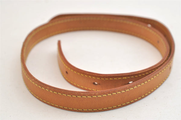 Authentic Louis Vuitton Leather Shoulder Strap For Bucket GM 31.9" Beige 3384K