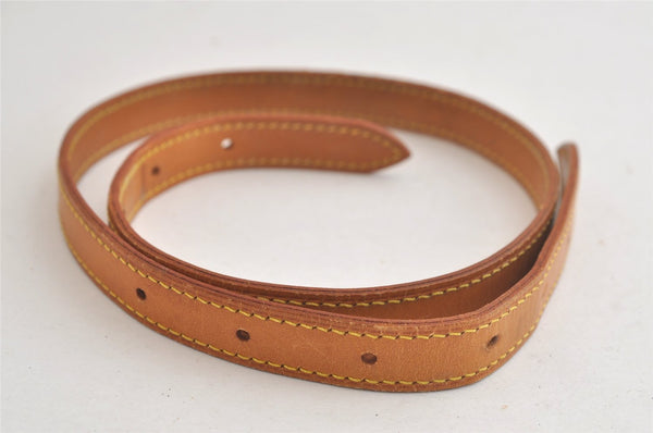 Authentic Louis Vuitton Leather Shoulder Strap For Bucket GM 31.9" Beige 3384K