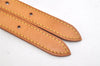 Authentic Louis Vuitton Leather Shoulder Strap For Bucket GM 31.9" Beige 3384K