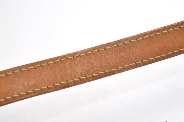 Authentic Louis Vuitton Leather Shoulder Strap For Bucket GM 31.9" Beige 3384K