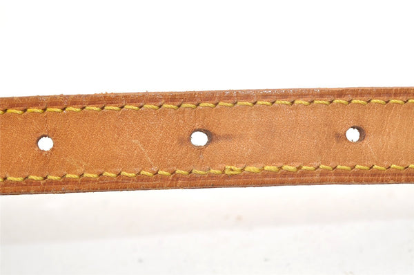 Authentic Louis Vuitton Leather Shoulder Strap For Bucket GM 31.9" Beige 3384K
