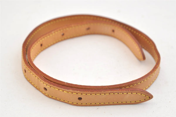 Authentic Louis Vuitton Leather Shoulder Strap For Bucket PM 27.6" Beige 3385K