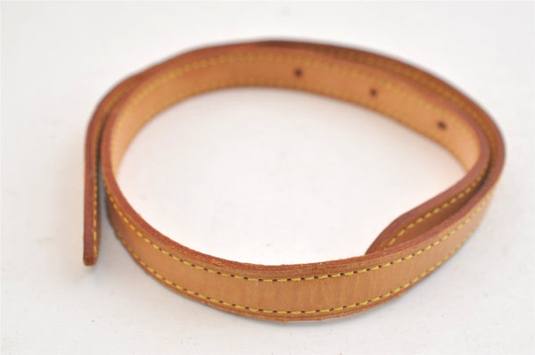 Authentic Louis Vuitton Leather Shoulder Strap For Bucket PM 27.6" Beige 3385K