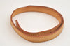 Authentic Louis Vuitton Leather Shoulder Strap For Bucket PM 27.6" Beige 3385K