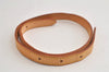 Authentic Louis Vuitton Leather Shoulder Strap For Bucket PM 27.6" Beige 3385K