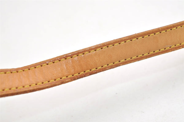 Authentic Louis Vuitton Leather Shoulder Strap For Bucket PM 27.6" Beige 3385K