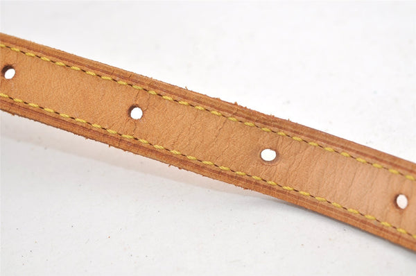 Authentic Louis Vuitton Leather Shoulder Strap For Bucket PM 27.6" Beige 3385K