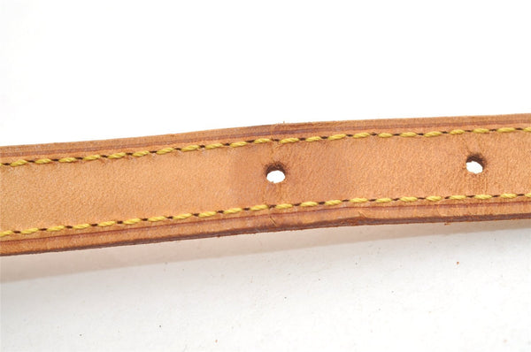 Authentic Louis Vuitton Leather Shoulder Strap For Bucket PM 27.6" Beige 3385K