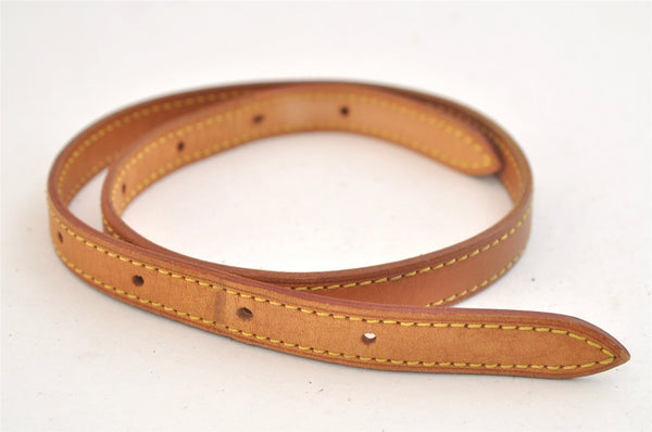 Authentic Louis Vuitton Leather Shoulder Strap For Bucket PM 27.6" Beige 3385K
