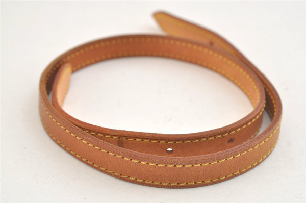 Authentic Louis Vuitton Leather Shoulder Strap For Bucket PM 27.6" Beige 3385K