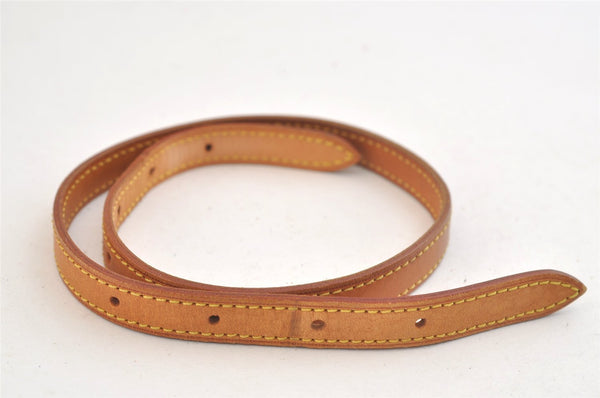 Authentic Louis Vuitton Leather Shoulder Strap For Bucket PM 27.6" Beige 3385K