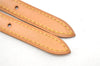 Authentic Louis Vuitton Leather Shoulder Strap For Bucket PM 27.6" Beige 3385K