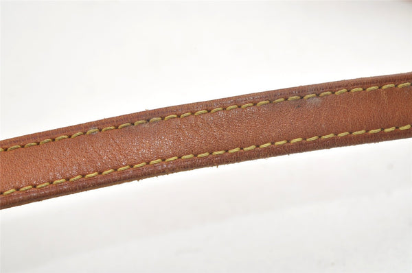 Authentic Louis Vuitton Leather Shoulder Strap For Bucket PM 27.6" Beige 3385K