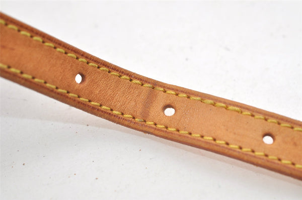 Authentic Louis Vuitton Leather Shoulder Strap For Bucket PM 27.6" Beige 3385K