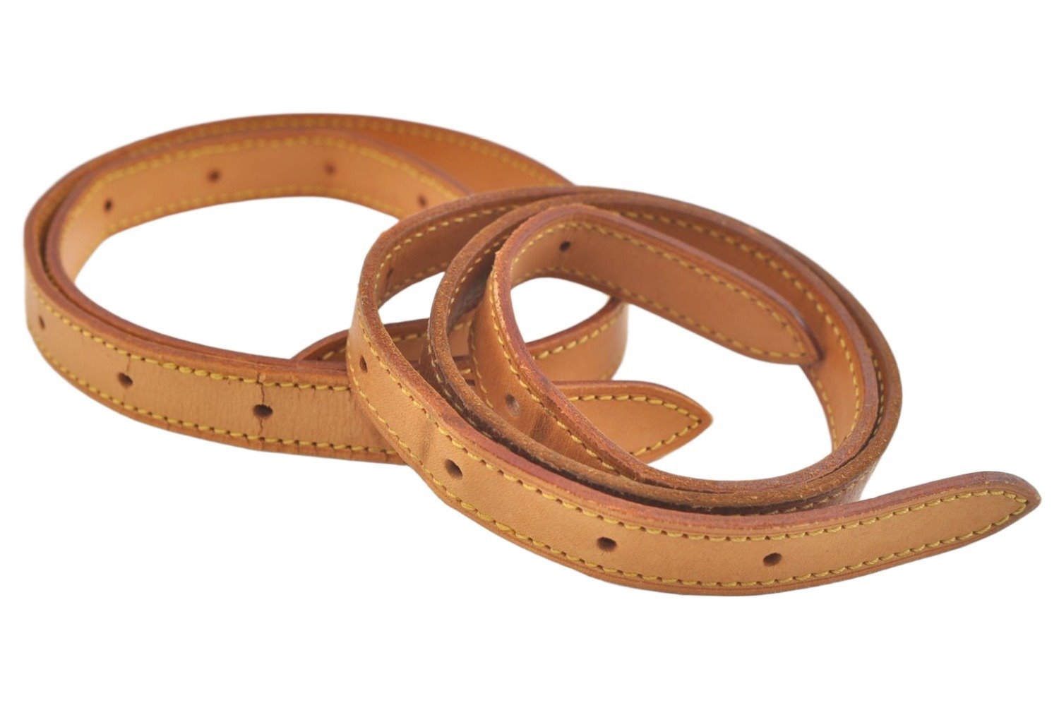 Authentic Louis Vuitton Leather Shoulder Strap For Bucket GM 31.9