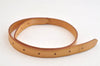 Authentic Louis Vuitton Leather Shoulder Strap For Bucket GM 31.9" Beige 3386K