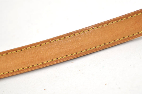 Authentic Louis Vuitton Leather Shoulder Strap For Bucket GM 31.9" Beige 3386K