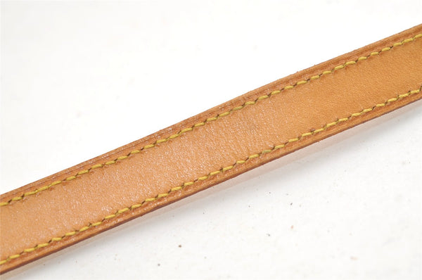 Authentic Louis Vuitton Leather Shoulder Strap For Bucket GM 31.9" Beige 3386K