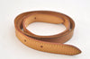Authentic Louis Vuitton Leather Shoulder Strap For Bucket GM 31.9" Beige 3386K