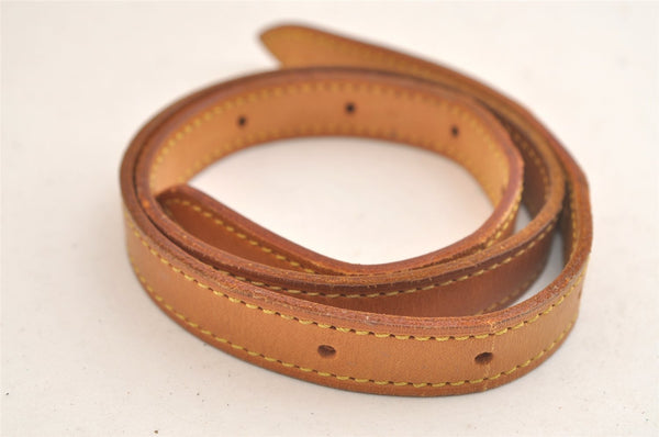 Authentic Louis Vuitton Leather Shoulder Strap For Bucket GM 31.9" Beige 3386K