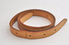 Authentic Louis Vuitton Leather Shoulder Strap For Bucket GM 31.9" Beige 3386K