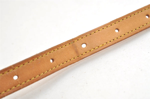Authentic Louis Vuitton Leather Shoulder Strap For Bucket GM 31.9" Beige 3386K