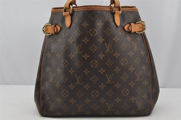 Authentic Louis Vuitton Monogram Batignolles Vertical Tote Bag M51153 LV 3387J