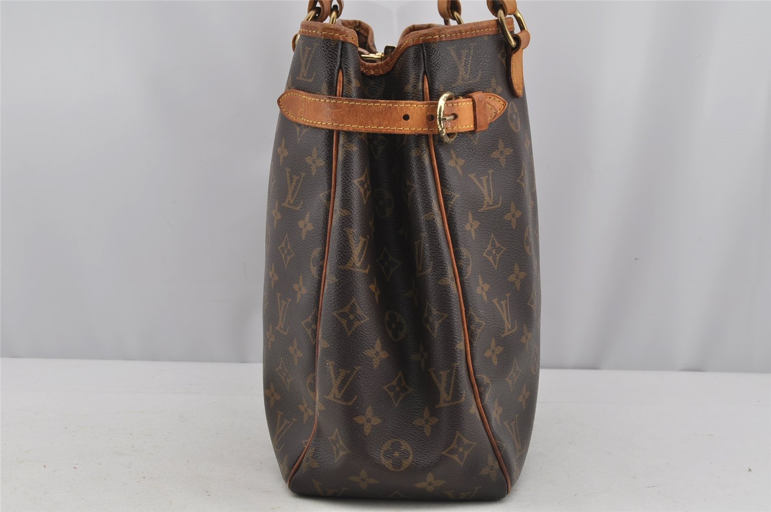 Authentic Louis Vuitton Monogram Batignolles Vertical Tote Bag M51153 LV 3387J
