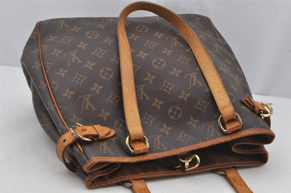 Authentic Louis Vuitton Monogram Batignolles Vertical Tote Bag M51153 LV 3387J