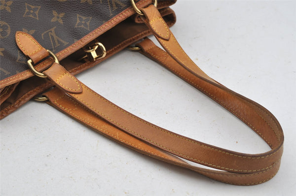 Authentic Louis Vuitton Monogram Batignolles Vertical Tote Bag M51153 LV 3387J