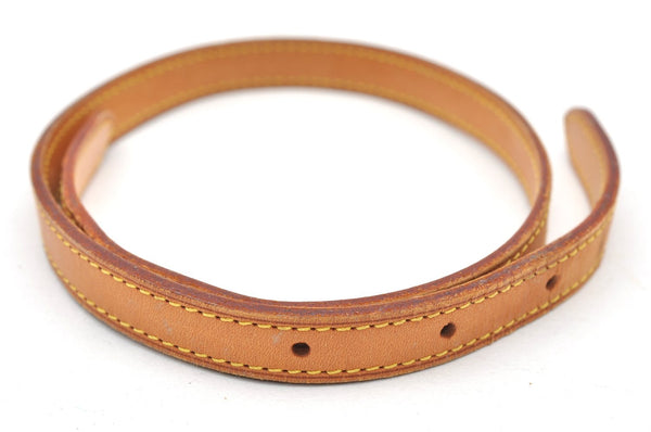 Authentic Louis Vuitton Leather Shoulder Strap For Bucket PM 27.6" Beige 3387K