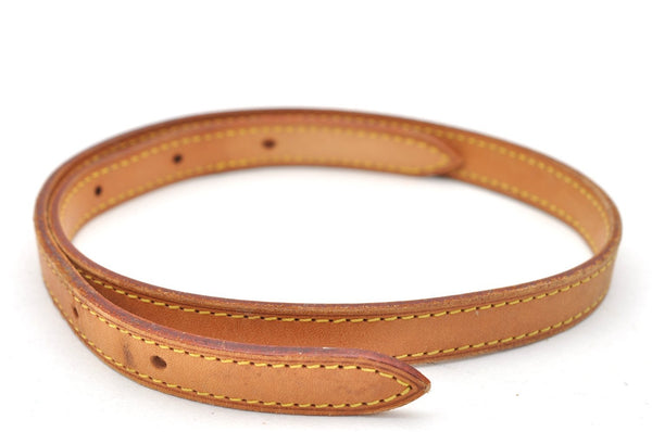 Authentic Louis Vuitton Leather Shoulder Strap For Bucket PM 27.6" Beige 3387K