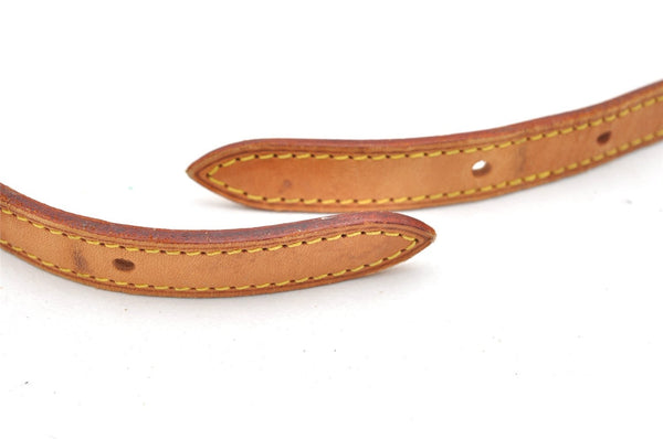 Authentic Louis Vuitton Leather Shoulder Strap For Bucket PM 27.6" Beige 3387K