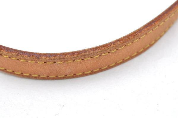 Authentic Louis Vuitton Leather Shoulder Strap For Bucket PM 27.6" Beige 3387K
