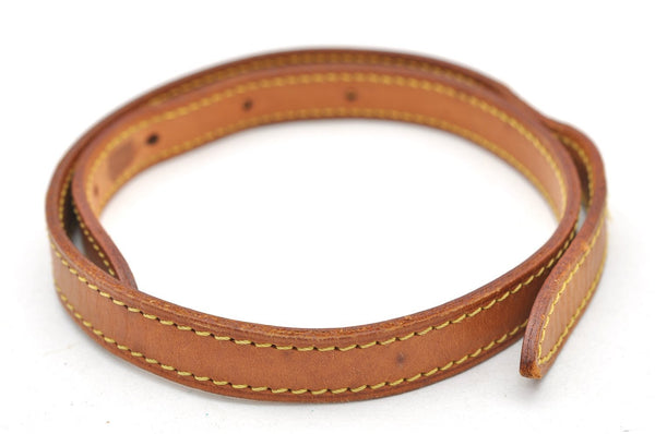 Authentic Louis Vuitton Leather Shoulder Strap For Bucket PM 27.6" Beige 3387K