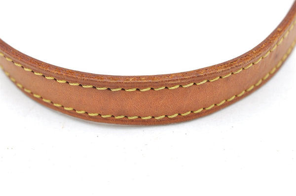 Authentic Louis Vuitton Leather Shoulder Strap For Bucket PM 27.6" Beige 3387K