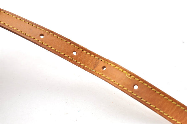 Authentic Louis Vuitton Leather Shoulder Strap For Bucket PM 27.6" Beige 3387K