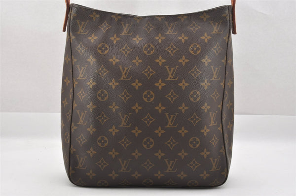 Authentic Louis Vuitton Monogram Looping GM Shoulder Bag M51145 LV 3388J